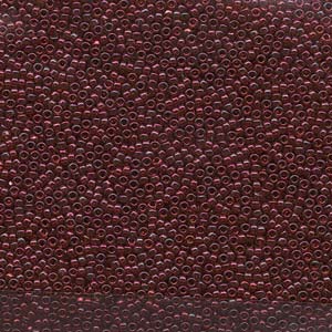 15/0 Miyuki Rounds Burgundy Gold Luster 8.2 grams