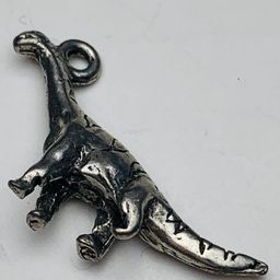 Dinosaur Charm, Silver