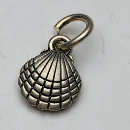 Small Seashell Charm, Silver