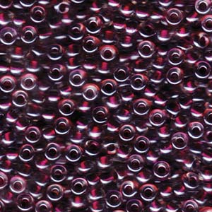 6/0 Miyuki Purple Cranberry Lined 20grams