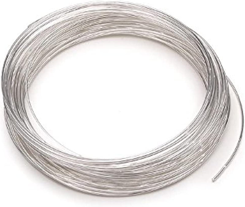 Memory Wire Large Bracelet .62mm .5oz, Silver-Plated - 30 Coils