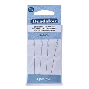 Fine Collapsible Eye Beading Needles