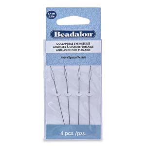 Heavy Collapsible Eye Beading Needles