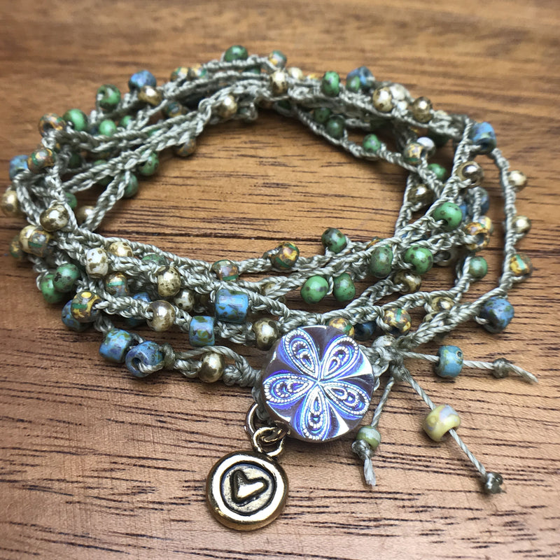Bead Crocheted Wrapped Braclace Jewelry Making Classes