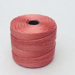 S-Lon Nylon Beading Cord, Chinese Coral