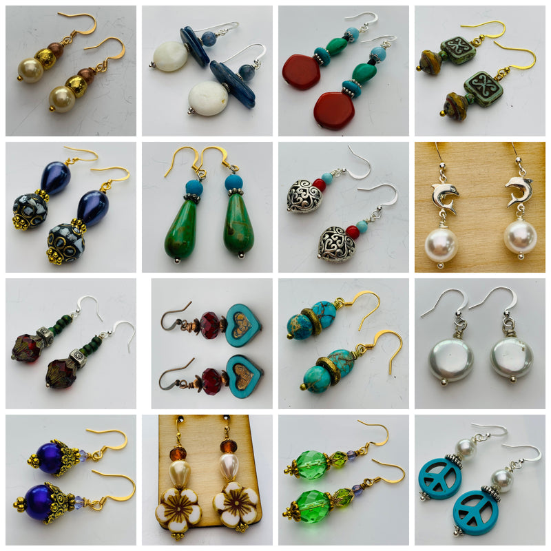 How to Make Basic Drop Earrings- Private Group Class