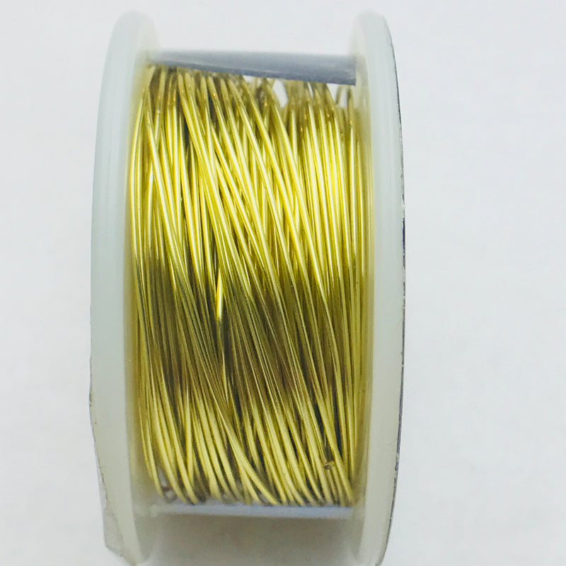 Faux Gold Copper Core Wire, Anti-Tarnish