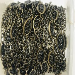 Antique Copper Fine Filigree Chain