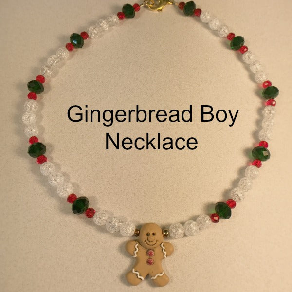 Gingerbread Boy Necklace Kit