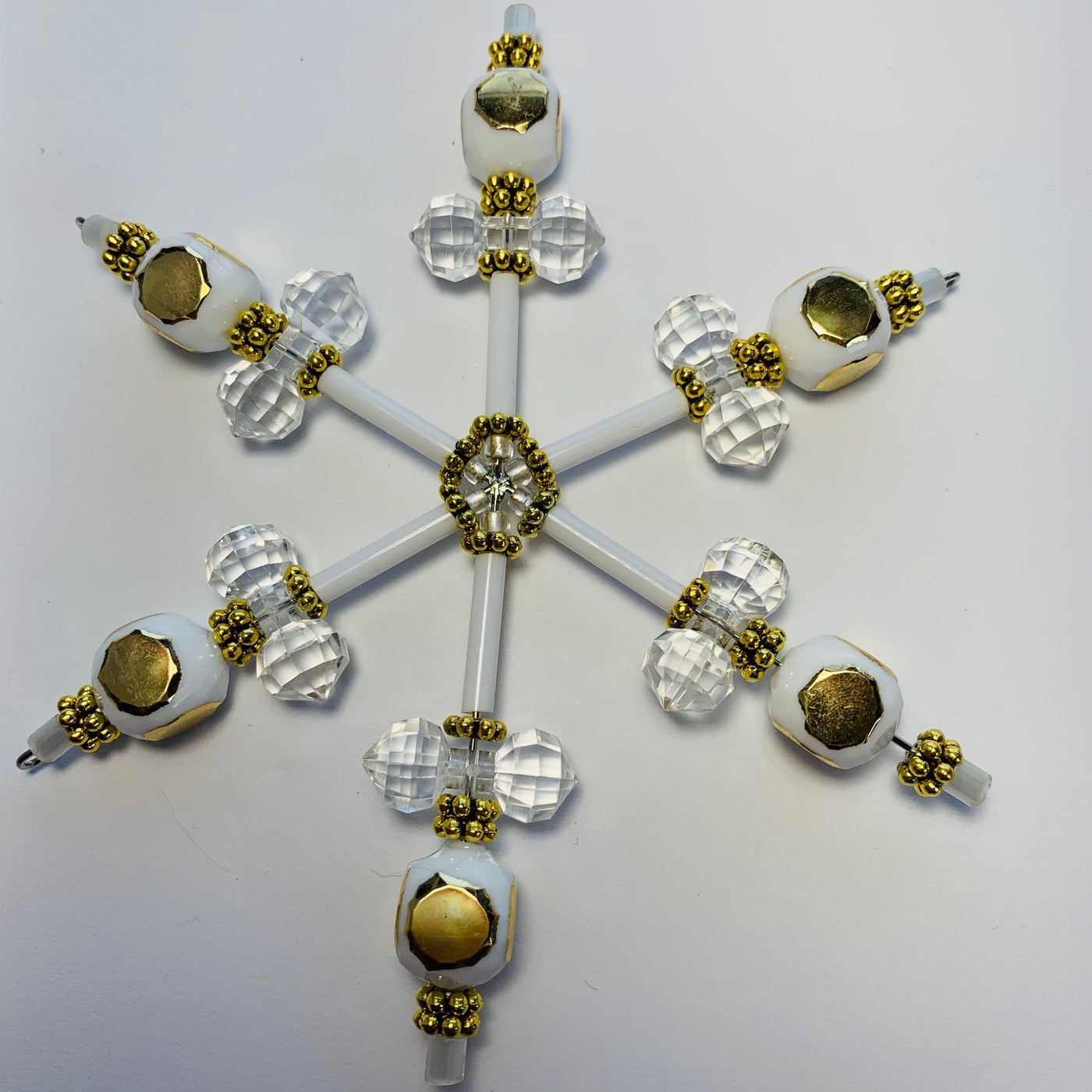 Wire Snowflake Form for Beading 4.5 Inch – EOS Designs Studio