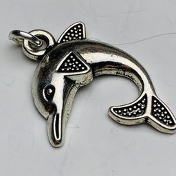 Dolphin Charm, Silver