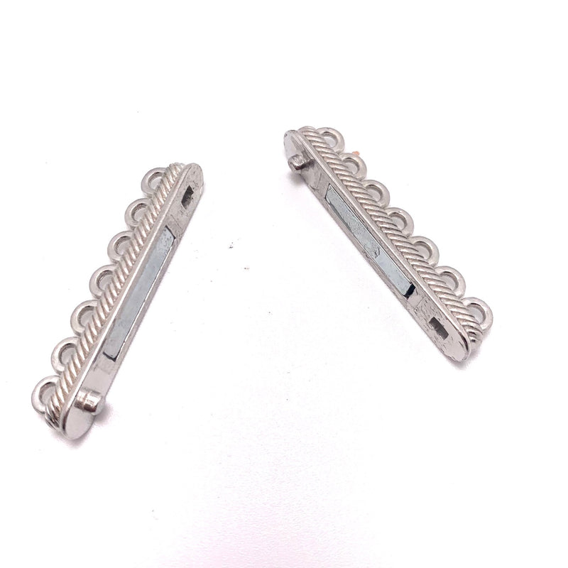 7 Strand Magnetic Silver Plated Clasp