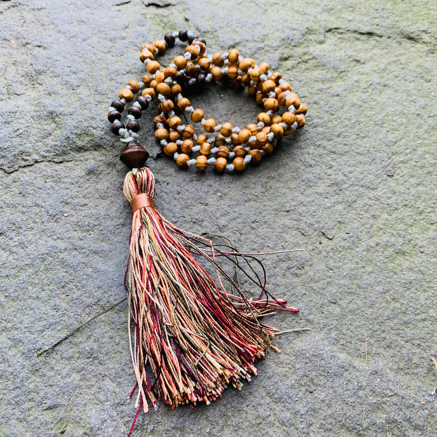 Cherry Sandalwood 108 8mm Buddhist Prayer Wood Bead Mala Necklace Bracelet  | eBay