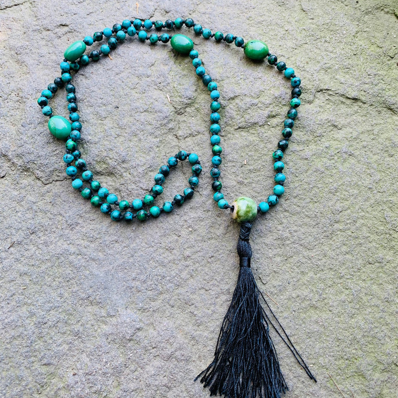 Mala kit Magnesite African Turquoise