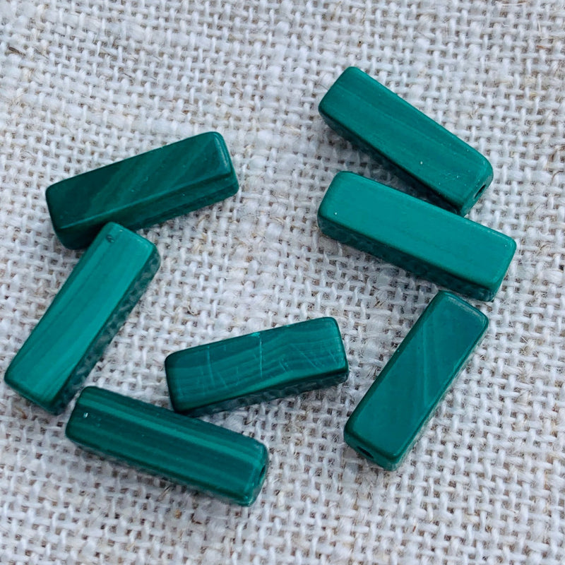 Malachite Gemstone Bead, 10mm