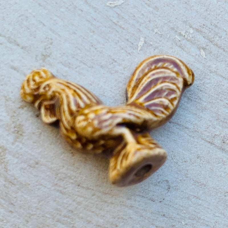 Rooster Peruvian Ceramic Bead