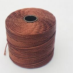 S-Lon Nylon Beading Cord, Mahogany