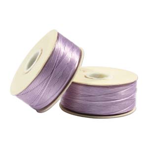 Nymo Nylon Bead Thread Lilac Size D 64 yards for beadweaving & embroidery