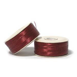 Nymo Nylon Bead Thread Red Size D 64 yards for beadweaving & embroidery
