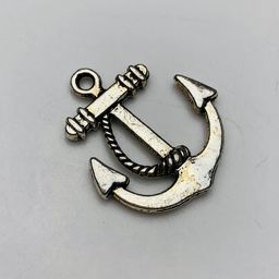 Large Anchor Charm, Silver