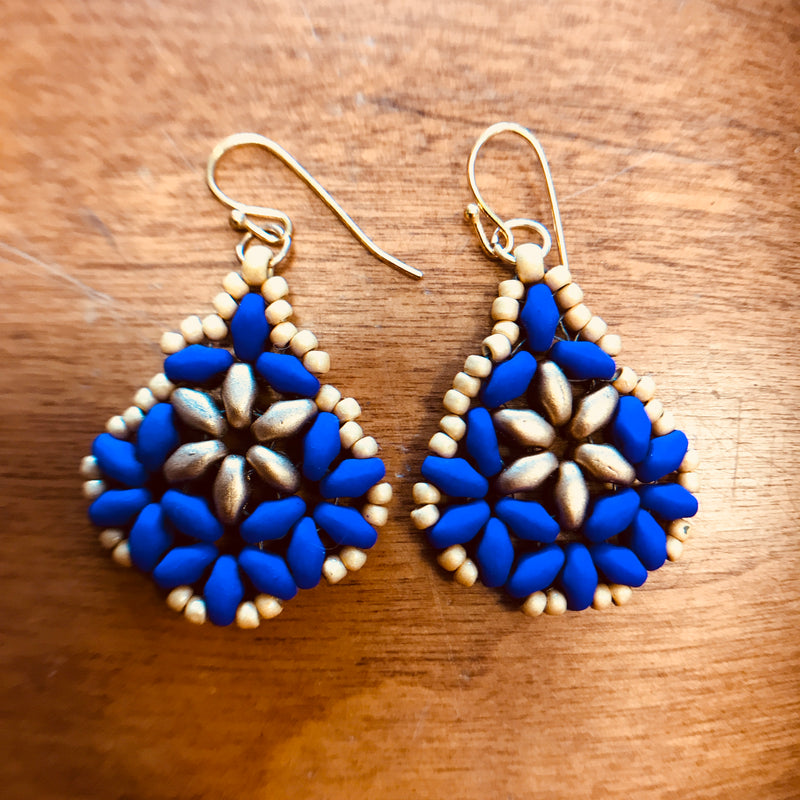 Elegant Bead Stitch Earrings 6/16/18