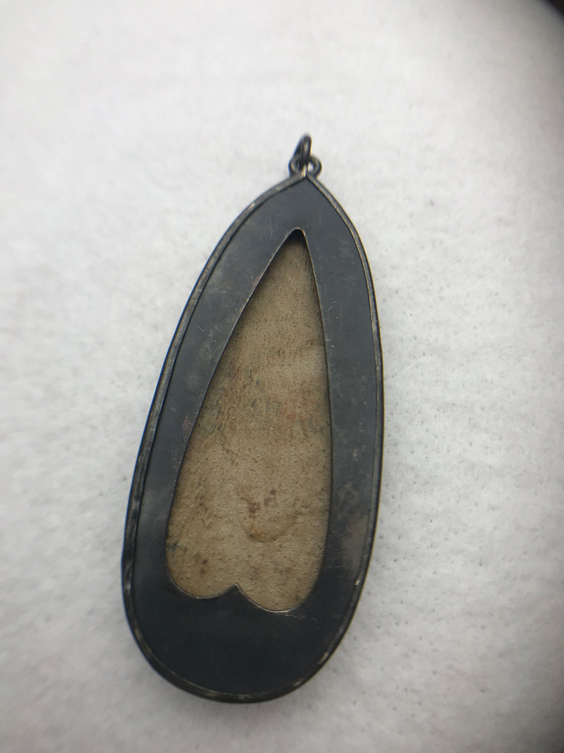 Bronze Buddha Amulet, Standing Pose
