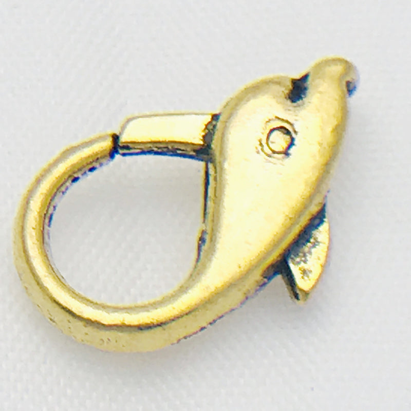 Gold Dolphin Lobster Clasp