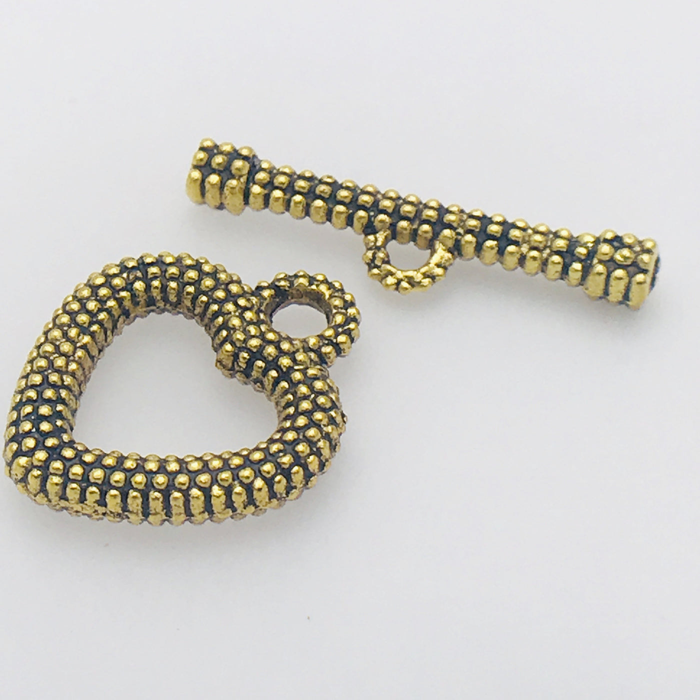 Heart sales toggle clasp