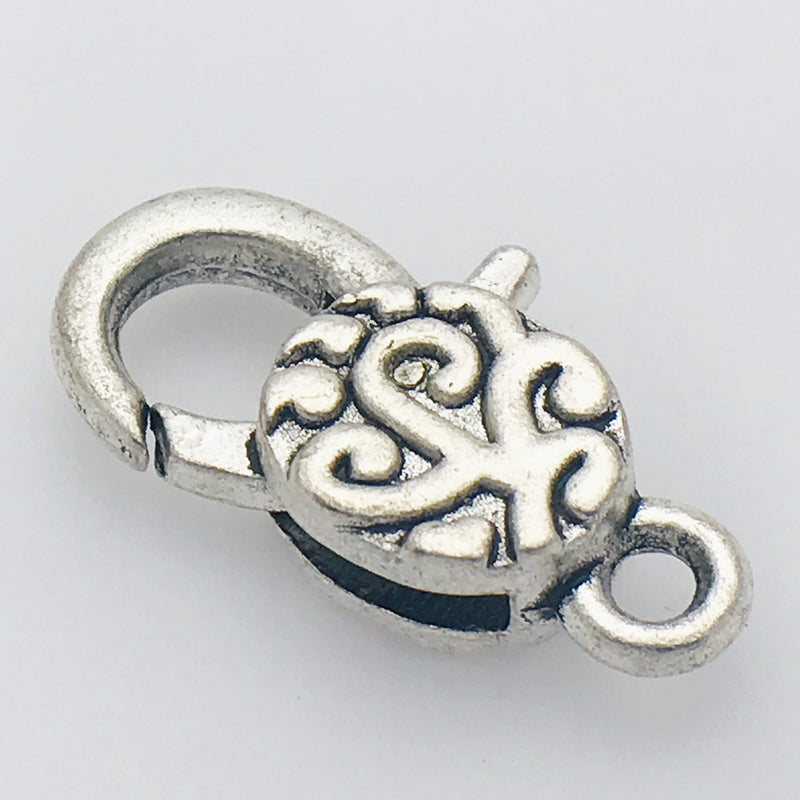 Silver Celtic Style Lobster Clasp