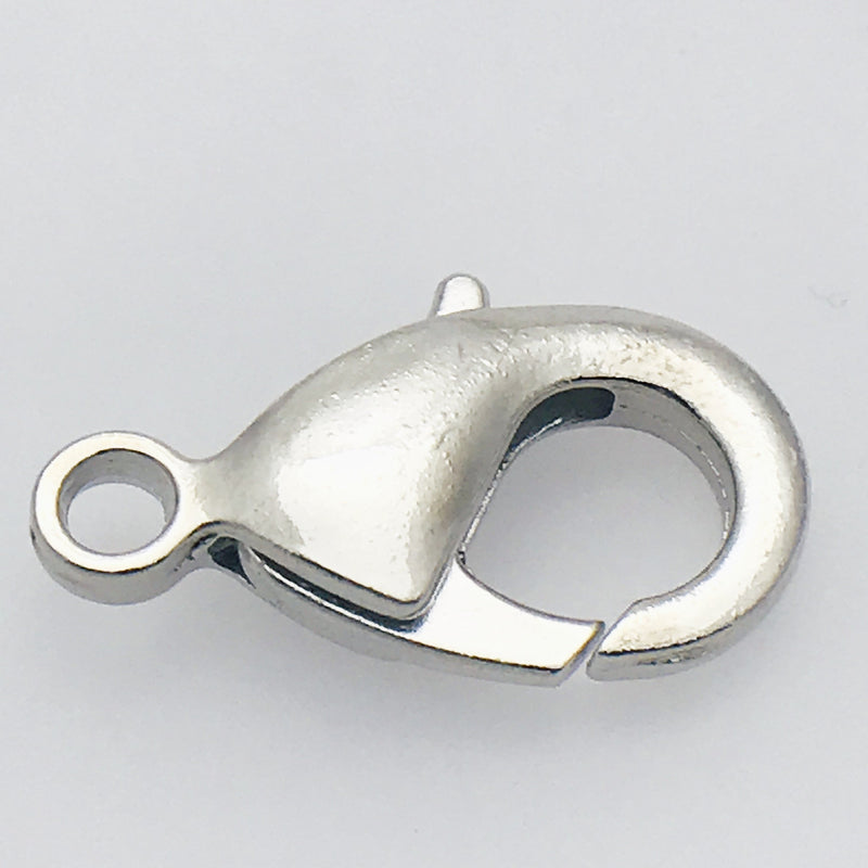 Large Silver Plated Lobster Clasp