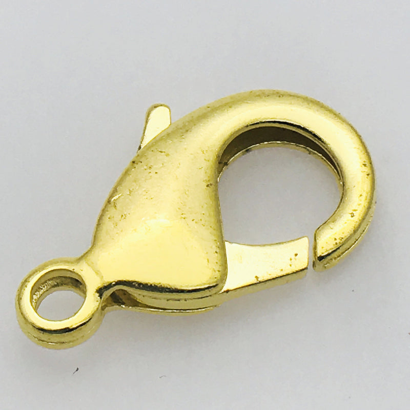 Large Gold Plated Lobster Clasp