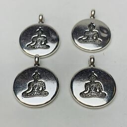 Buddha Charm, Silver