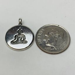 Buddha Charm, Silver