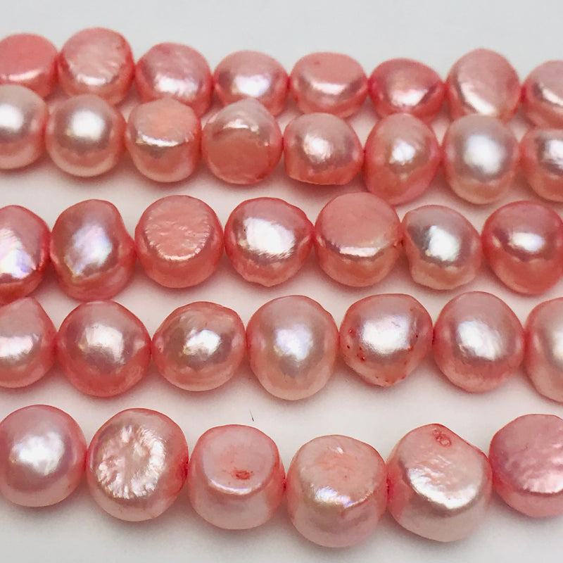 Ballet Pink Potato Pearls, 8mmBallet Pink Potato Pearls, 8mm
