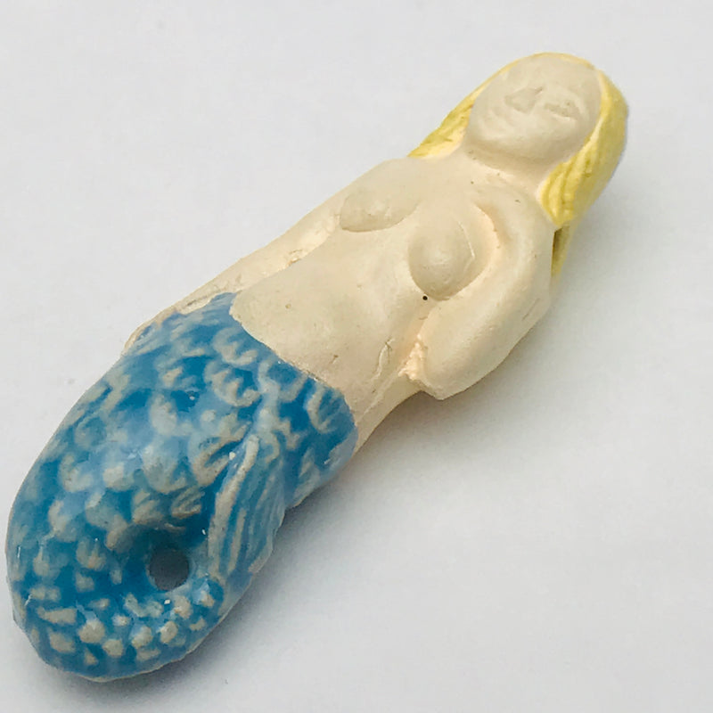 Mermaid, Peruvian Ceramic Bead