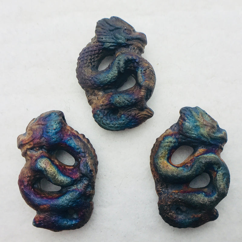 Dragon Ceramic Pendant, High Fire