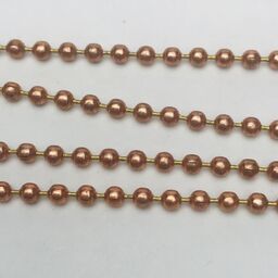 Copper Ball Chain 1mm