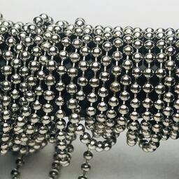 Silver Plated Ball Chain 1mm