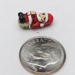 Santa Peruvian Ceramic Bead