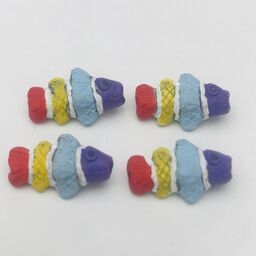 Colorful Fish Peruvian Ceramic Bead