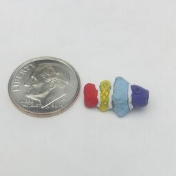 Colorful Fish Peruvian Ceramic Bead