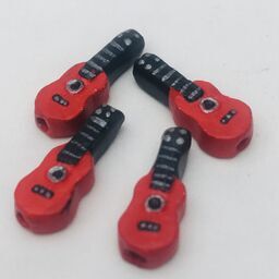 Guitar Peruvian Ceramic Bead