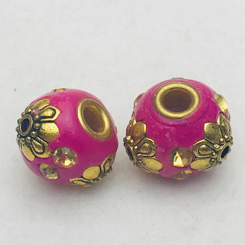 Pink Mongolia Bead 14mm