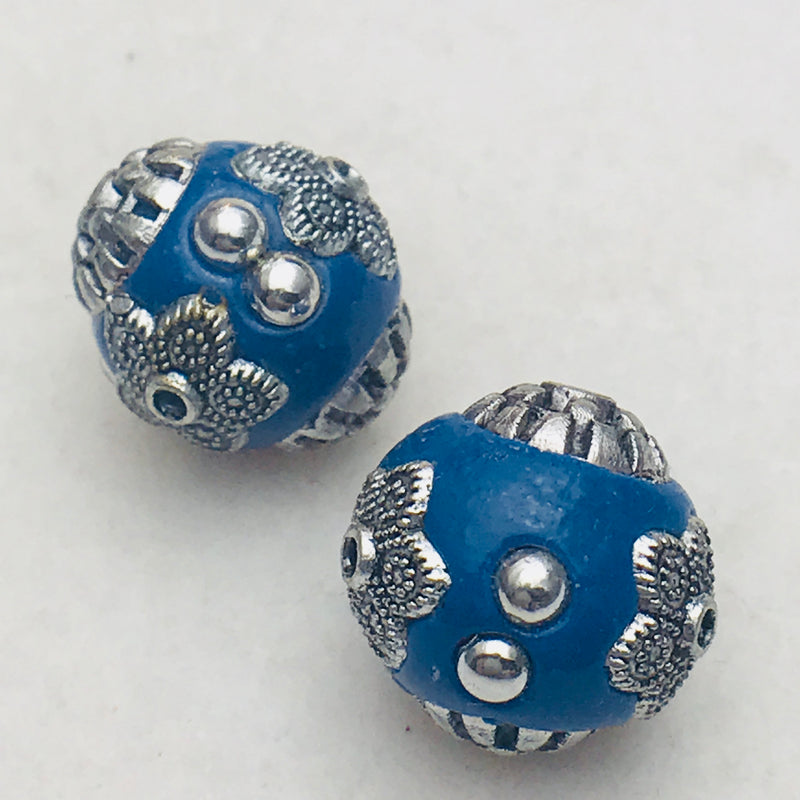 Blue Mongolia Bead 14mm