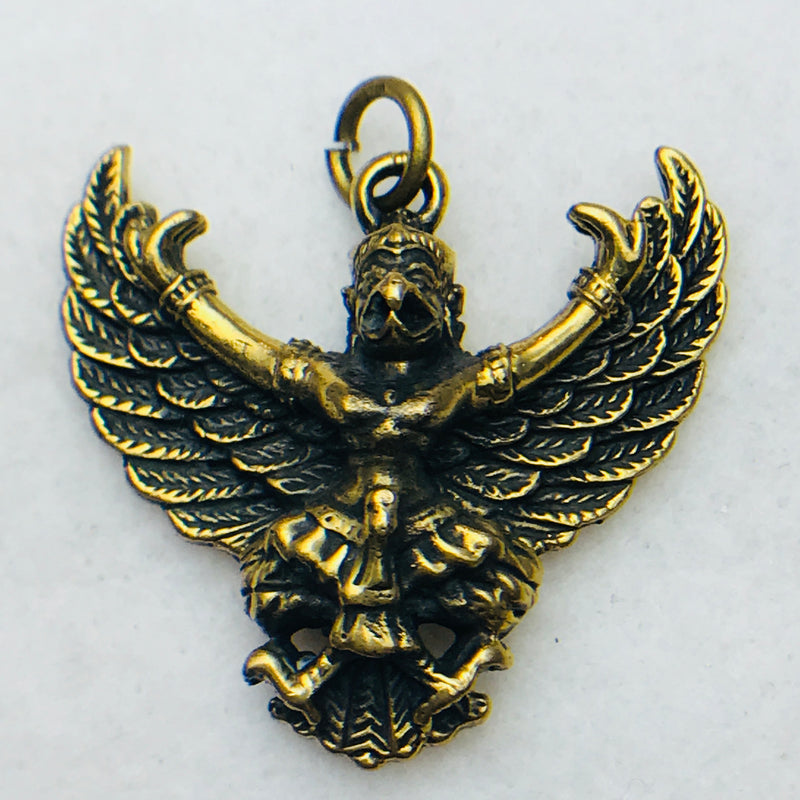 Winged Charm, 25x33, Brass