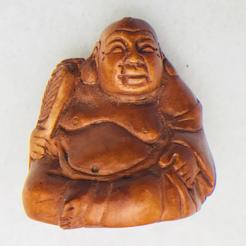 Sitting Buddha Ojime Bead, 25x25mm