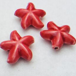 Pink Starfish, Peruvian Ceramic