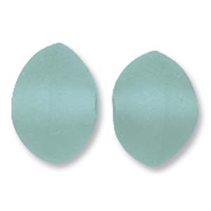 Resin Bead Lifesaver Light Blue 19mm