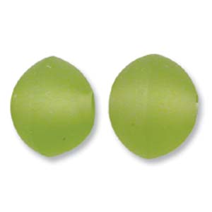 Resin Bead Lifesaver Light Green 19mm