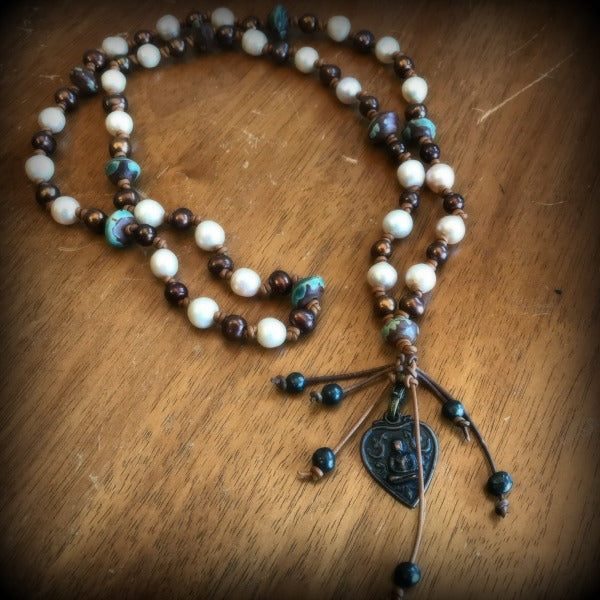 Barrell Knotting with Leather and Large Hole Beads  6/29/2021